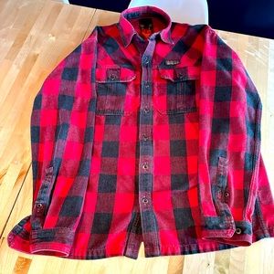 Patagonia men farrier shirt medium plaid shirt buttondown